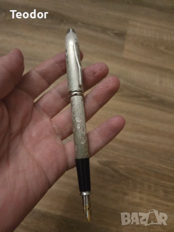 Писалка Cross Townsend Cherry Blossom Platinum Limited Edition, снимка 3 - Други ценни предмети - 53774428