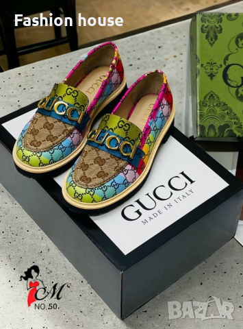 Gucci естествена кожа обувки