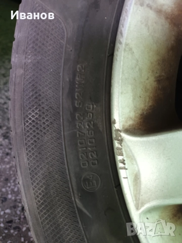 Продавам алуминиеви джанти от Toyota Avensis 2001 година заедно с гумите., снимка 4 - Гуми и джанти - 51578493