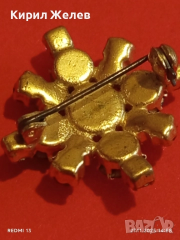 АНТИКВАРНА БРОШКА с БОХЕМСКИ ГРАНАТ ЛУКС ПОДНЕСЕН АРИСТОКРАТИЧНО 52234, снимка 6 - Други - 52562291