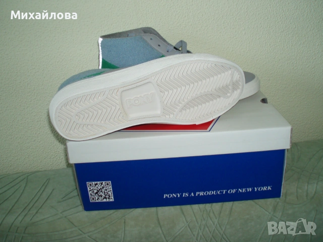 Дамски кецове Pony/USA естествена кожа ., снимка 3 - Маратонки - 53727143