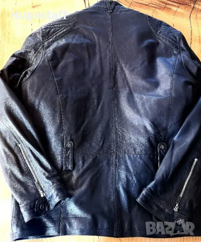 Оригинално МАРКОВО мъжко кожено яке VERSACE Л , снимка 12 - Якета - 49384957