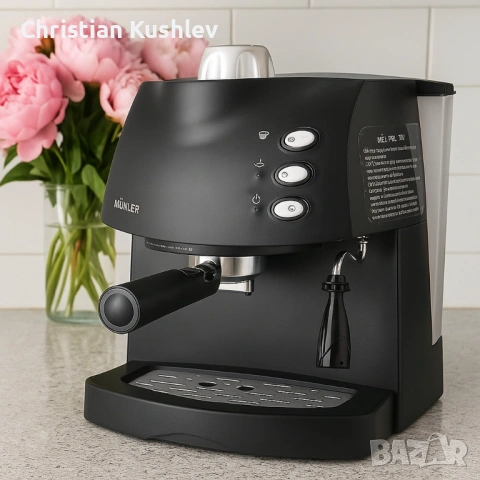 Стилна кафемашина за еспресо с каймак, снимка 4 - Друга електроника - 53219994