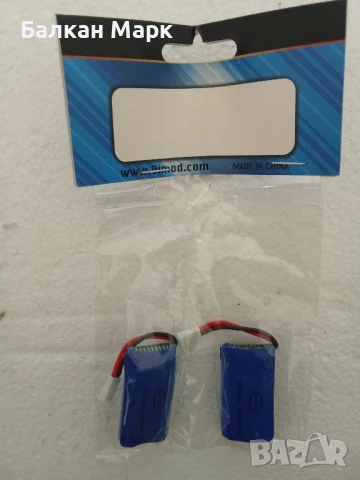 КОМПЛЕКТ 2 бр. Li-Po Батерии – 9 imod 25C 3.7V 380mAh 🔋 💥 2 бр. в к-та-12лв, снимка 2 - Дронове и аксесоари - 50859870