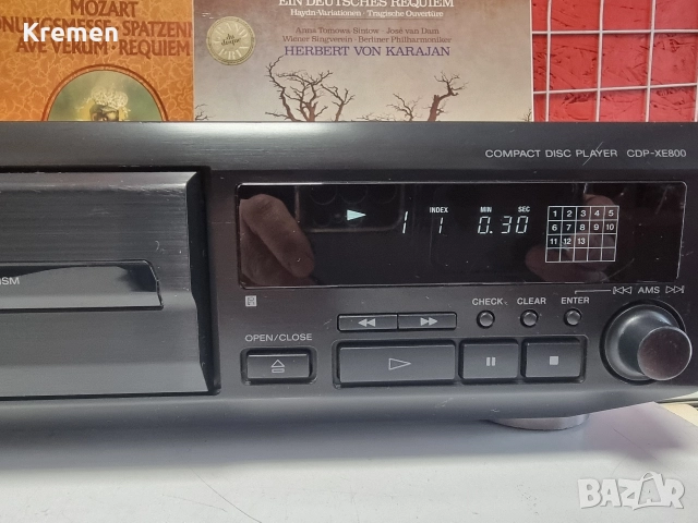 СD SONY CDP-XE80, снимка 2 - Ресийвъри, усилватели, смесителни пултове - 52561993