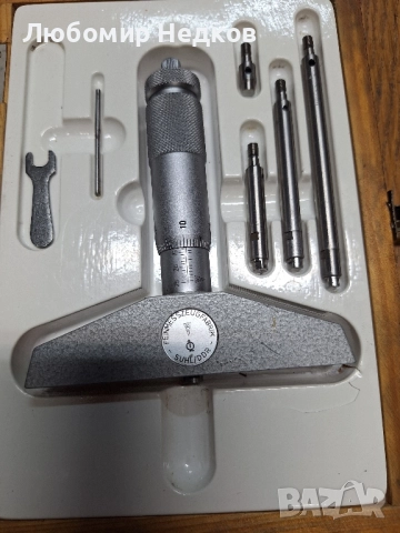 Дълбокомер микрометър , снимка 1