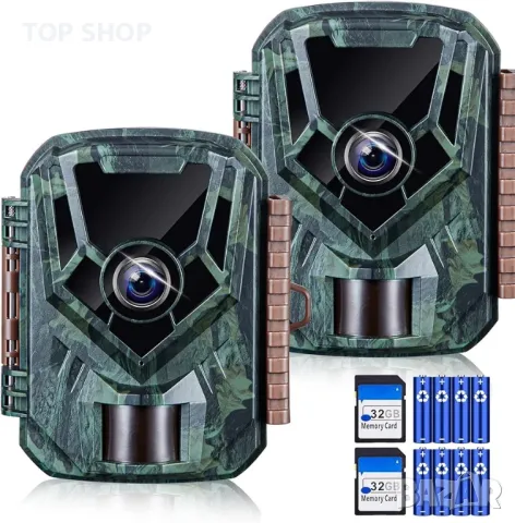 KJK 2 пакета 24MP 1080P трейл камера, снимка 3 - Друга електроника - 48793269