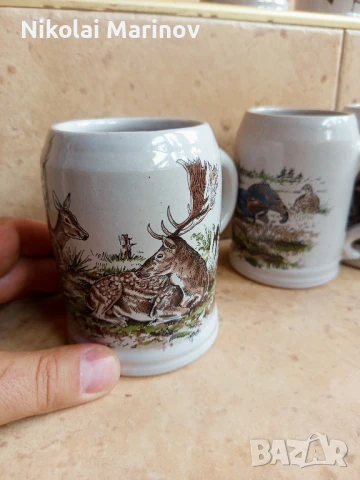 чаши с ловни мотиви, снимка 3 - Чаши - 51023794