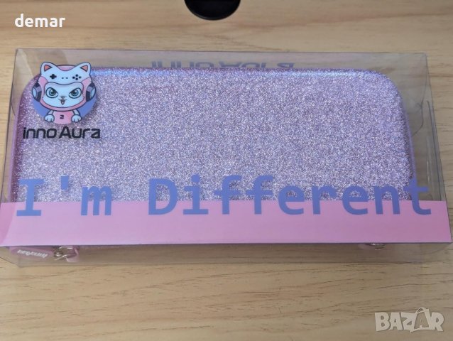 Комплект аксесоари 16 в 1 за Switch innoAura с лъскав преносим калъф (лилаво с пайети), снимка 7 - Аксесоари - 44165701