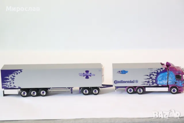 HERPA 1:87 H0 SCANIA АВТОВЛАК КАМИОН ТИР МОДЕЛ КОЛИЧКА, снимка 8 - Колекции - 50152930