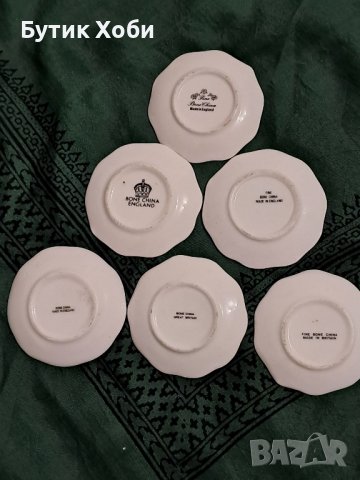 Лот декоративни порцеланови чинийки, Англия , снимка 8 - Антикварни и старинни предмети - 44422749