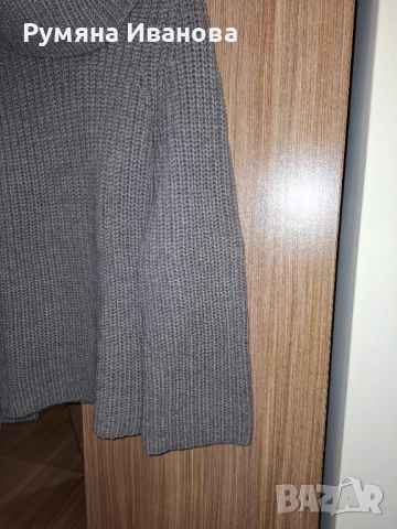 Пуловер ESPRIT с широка поло яка, снимка 2 - Блузи с дълъг ръкав и пуловери - 51747397