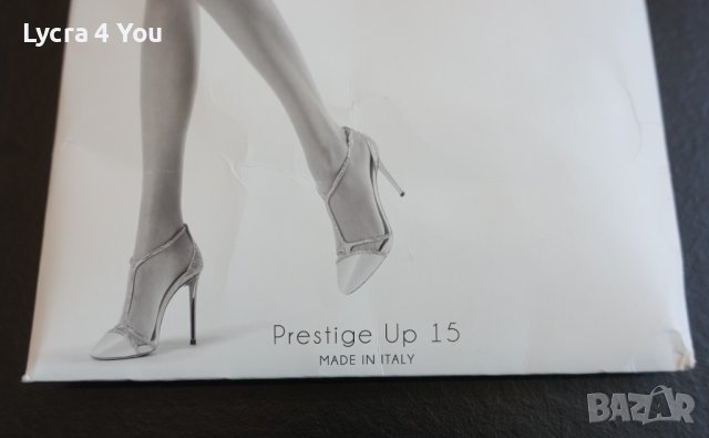 Oroblu Prestige Up Size L (3) силиконви чорапи в цвят шампан, снимка 3 - Бельо - 41977933
