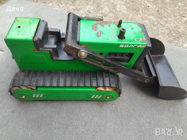 Стара СОЦ. Ламаринена играчка Булдозер БОЛГАР

, снимка 2 - Антикварни и старинни предмети - 50548333