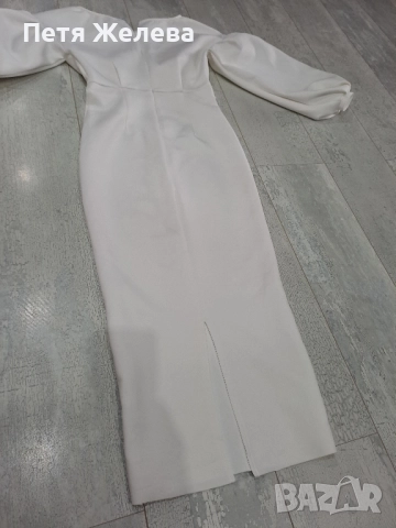 Бяла рокля -(XS), снимка 8 - Рокли - 51674689
