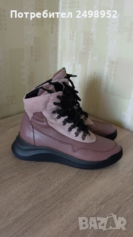 Спортно-елегантни Дамски боти от естествена кожа Tara Shoes, модел Luna Rose, Размер 40, снимка 3 - Дамски боти - 51285499