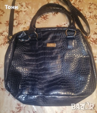 CARLA FAUSTINI Оригинал Нова Кожена Дамска Чанта , снимка 3 - Чанти - 53729403