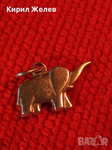 СРЕБЪРНО МИНИАТЮРНО СЛОНЧЕ ФИГУРАЛЕН АРТ МЕДАЛЬОН МАРКИРАНО СРЕБРО ВИСОКА ПРОБА 22302, снимка 3 - Колиета, медальони, синджири - 39318644