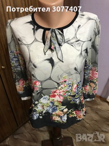 Дамска елегантна блуза , снимка 1 - Блузи с дълъг ръкав и пуловери - 35858473