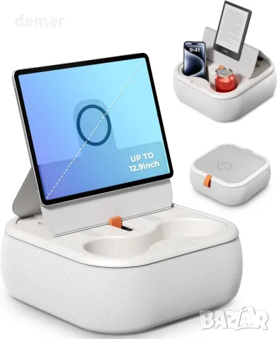 Стойка за таблет Viozon, съвместима с 4-13" телефон/таблет, удобна материя, сгъваема