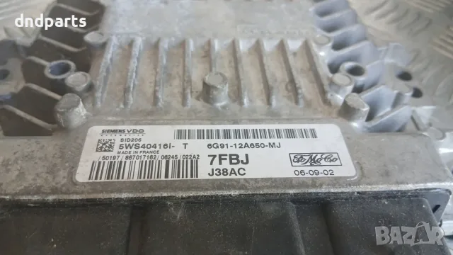 Компютър Ford S-Max 2.0 TDCi 2006 6G91-12A650-MJ 5WS40416l S-Max (2006-2015), снимка 2 - Части - 55828140