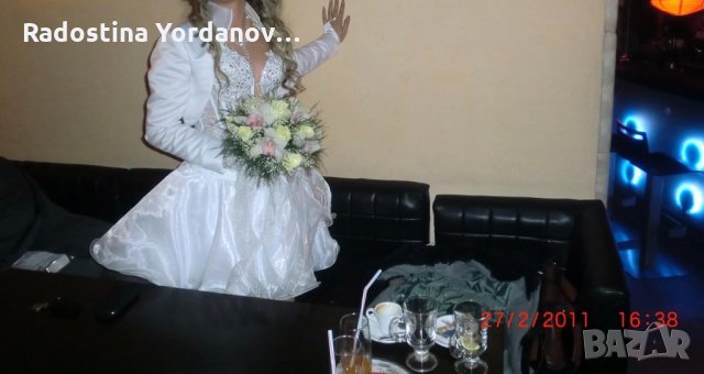 Булченска Къса Рокля , снимка 3 - Сватбени рокли - 34492539