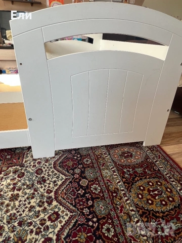 Детско дървено легло 70/140 с чекмедже, снимка 2 - Други - 53522124