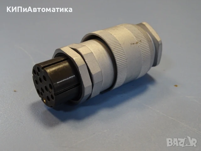 куплунг EUCHNER BS12 connector 12pin gold plated 250V 6A