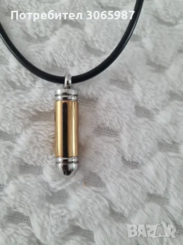 Ново колие с патрон, снимка 3 - Колиета, медальони, синджири - 48837831