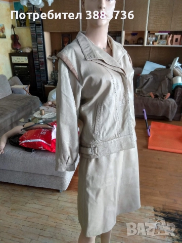 Кожено сако и пола с най-добро качество-ест.кожа, снимка 9 - Сака - 52547046