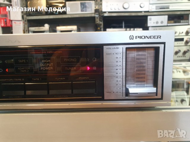 Усилвател Pioneer SA-570 В отлично техническо и визуално състояние. Две по 60 на 8 ома, снимка 5 - Ресийвъри, усилватели, смесителни пултове - 33931728