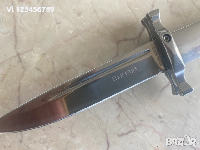 Сгъваем нож ПАНТЕРА -БЯЛ /тип НКВД/ 100х232, снимка 3 - Ножове - 52222094