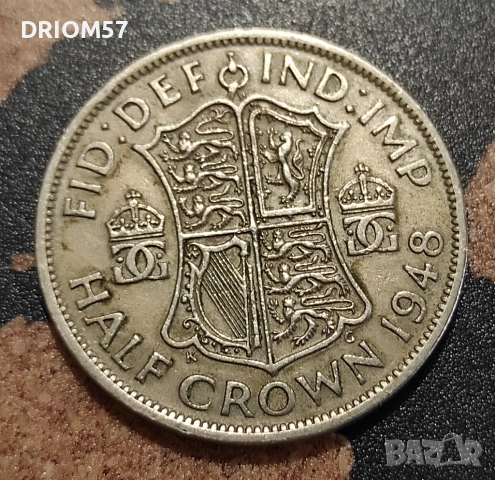 Монети Великобритания- 5 бр› Крал Джордж VI[1947-1951], снимка 5 - Нумизматика и бонистика - 49570631