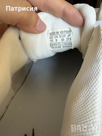 Бели мъжки сникърси маратонки Nike Air Force 1 Low ниски кецове, размер 45, бял цвят, white, AF1, снимка 11 - Спортни обувки - 56042912