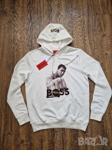 Мъжки суитчър HUGO BOSS & MOHAMMED ALI размер S M L XL 2XL, снимка 2 - Суичъри - 51709638
