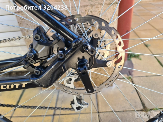 гравел / хибрид алуминиево колело Scott 29" цола инча и Shimano XT команди, снимка 8 - Велосипеди - 52341963