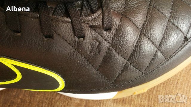 NIKE TIEMPO Размер EUR 42 / UK 7,5 обувки за футбол в зала естествена кожа 45-13-S, снимка 8 - Спортни обувки - 40028453