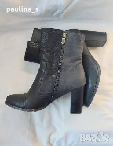 "Eliza" collection / Дамски боти от естествена кожа на ток, снимка 9 - Дамски боти - 52774581