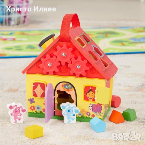 Melissa and Doug Дървена къщичка с активности Загадките на Блу, снимка 2 - Образователни игри - 52196232