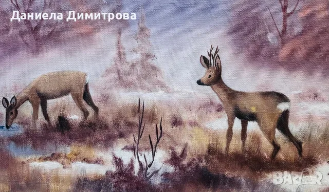 Маслена картина на платно, снимка 2 - Картини - 56121297