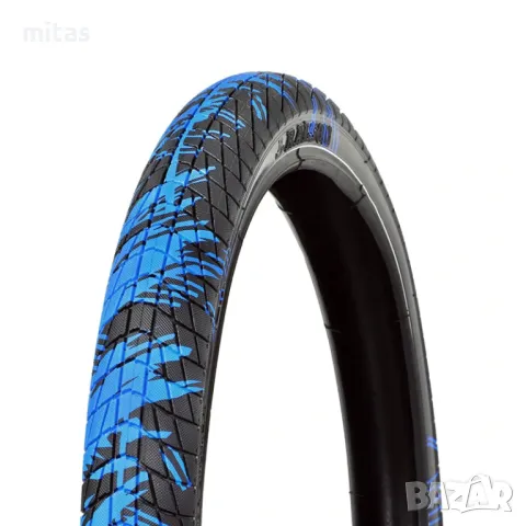 Цветни външни гуми за БМХ велосипед 20 x 2.125 (54-406) - Blue, Grafit, снимка 2 - Части за велосипеди - 36450728