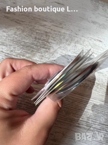 Комплект от 10 броя цветно тиксо тип лента за маникюр на ноктите ❤️, снимка 7 - Комплекти и лотове - 52352669