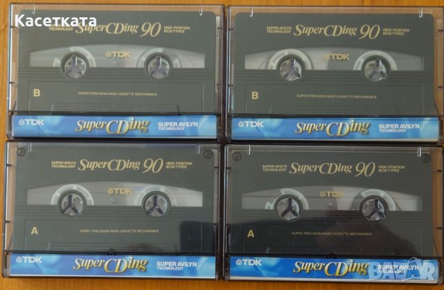 Аудио касети /аудио касета/ TDK Super CD-ing Super Avilyn 90 min, снимка 3 - Аудио касети - 42295230