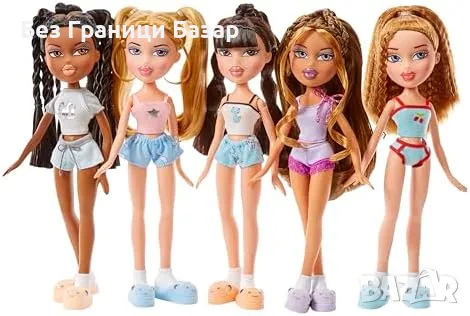 Нов Bratz Yasmin - комплект кукла Slumber Party с аксесоари играчка дете, снимка 6 - Кукли - 47369053