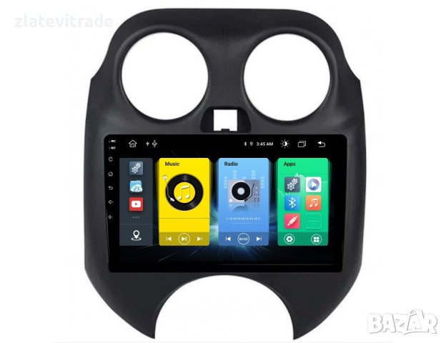 Nissan March Micra 2010/2013 9"-Андроид Навигация , 9587