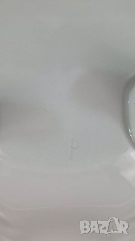 Порцеланова фруктиера на крачета с ажурен, ръб и флорална декорация, снимка 8 - Декорация за дома - 52847229