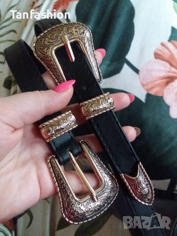 Дамски колан с две токи, снимка 6 - Колани - 41486553