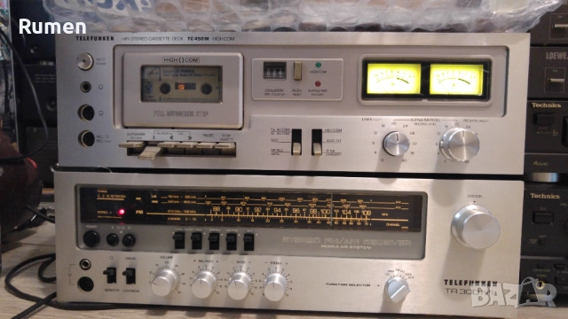 TELEFUNKEN TR 300 + TC 450 M, снимка 13 - Ресийвъри, усилватели, смесителни пултове - 52380029