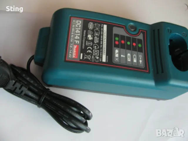 MAKITA  DC 1414F  Захранване    Яко  7.2 V до 14.4 V  ,  Отлично, снимка 4 - Друга електроника - 47384835