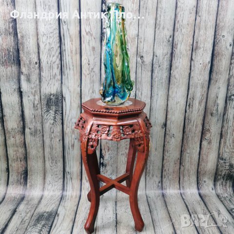 Голяма ваза "Океански лед" , снимка 6 - Вази - 41264375